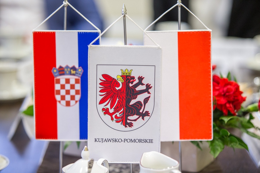 Spotkanie z delegacją Żupanii Medzimurskiej, fot. Szymon Zdziebło/tarantoga.pl dla UMWKP