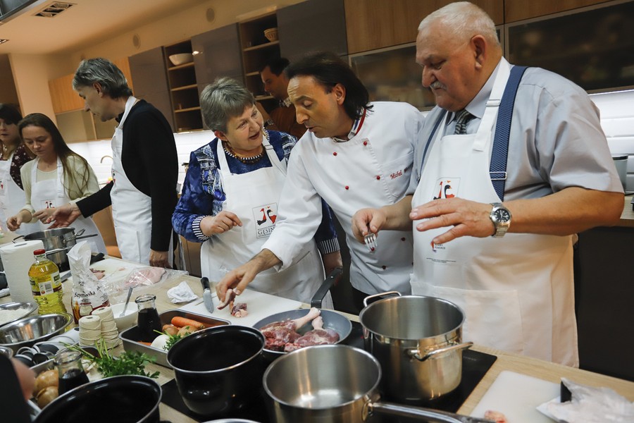 Warsztaty kulinarne z Michelem Moranem, fot. Mikołaj Kuras