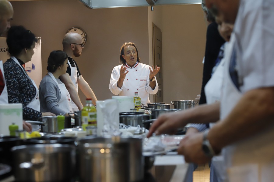 Warsztaty kulinarne z Michelem Moranem, fot. Mikołaj Kuras