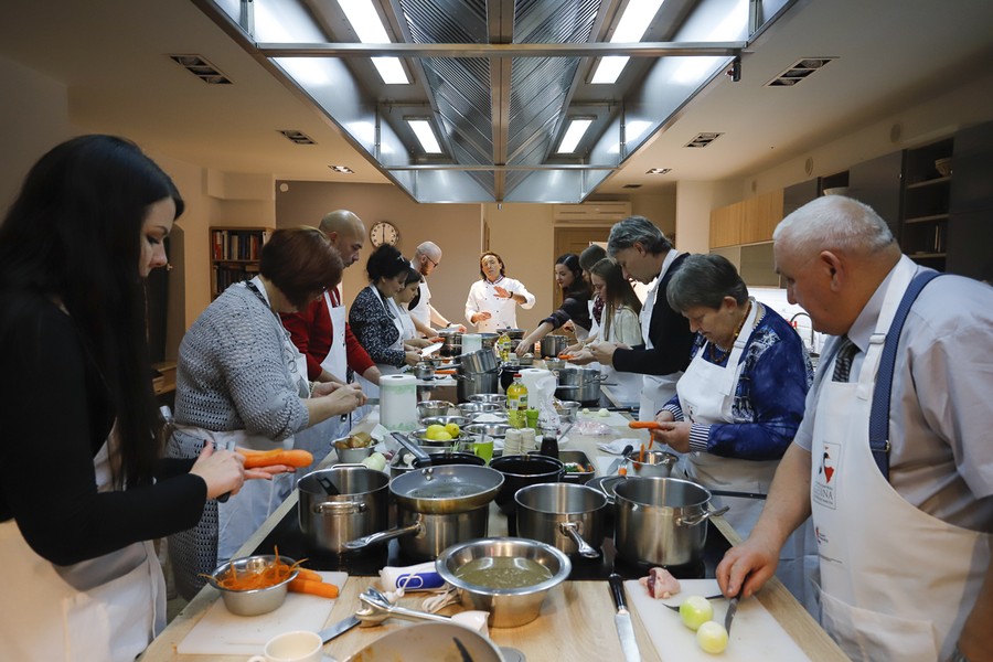 Warsztaty kulinarne z Michelem Moranem, fot. Mikołaj Kuras