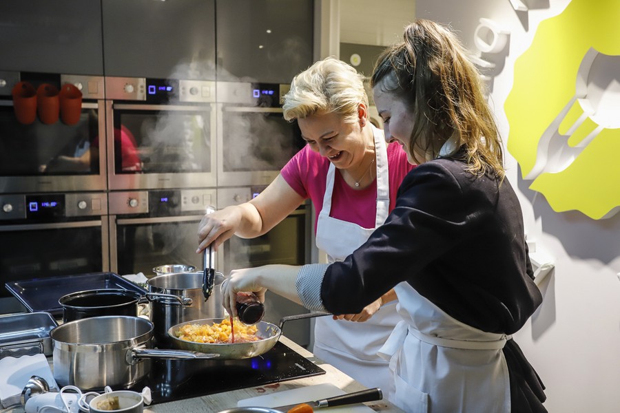 Warsztaty kulinarne z Michelem Moranem, fot. Mikołaj Kuras