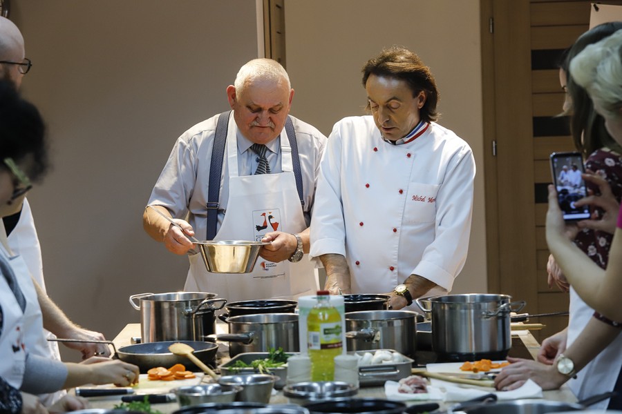 Warsztaty kulinarne z Michelem Moranem, fot. Mikołaj Kuras