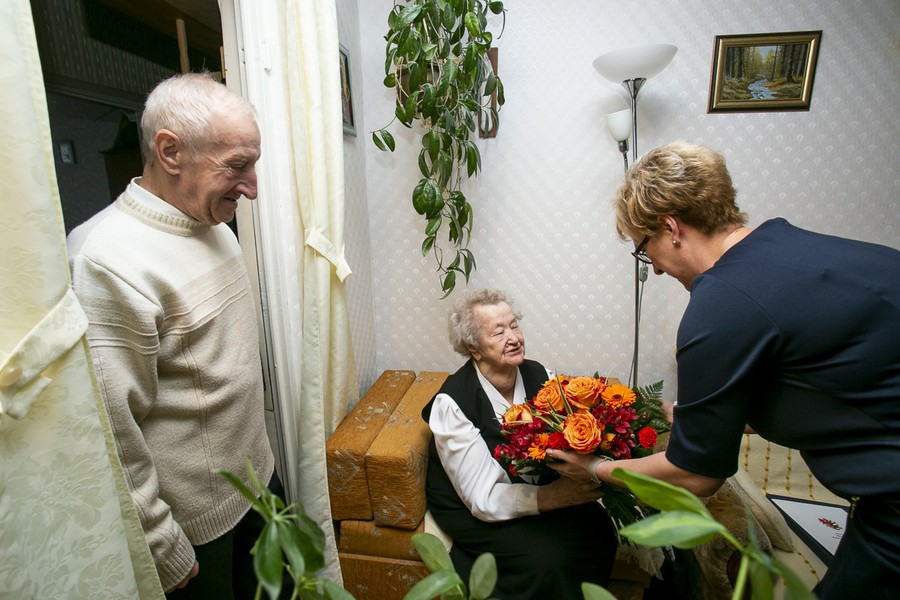 Medal Unitas Durat dla Feliksy Majcher, fot. Filip Kowalkowski