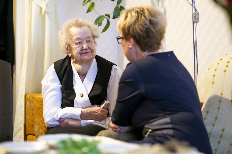 Medal Unitas Durat dla Feliksy Majcher, fot. Filip Kowalkowski