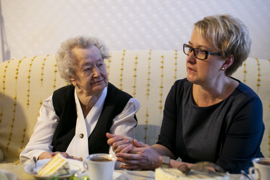 Medal Unitas Durat dla Feliksy Majcher, fot. Filip Kowalkowski