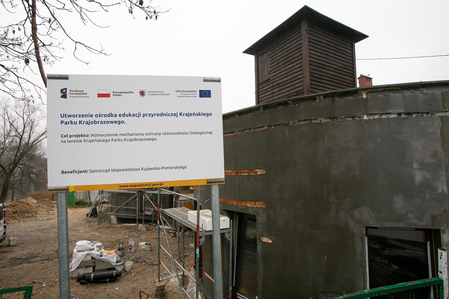 W Więcborku powstaje ośrodek edukacji ekologicznej Krajeńskiego Parku Krajobrazowego, fot. Filip Kowalkowski/UMWK-P.