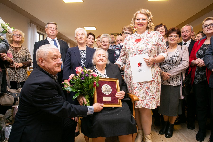 Medal Unitas Durat dla Barbary Ostrowskiej, fot. Filip Kowalkowski