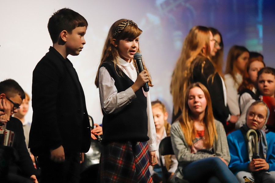 Jasełka w wykonaniu uczniów Szkoły Podstawowej Księży Pallotynów w Chełmnie, fot. Mikołaj Kuras