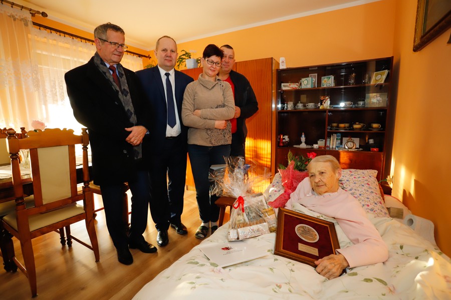 Medal Unitas Durat dla Jadwigi Górnej, fot. Mikołaj Kuras