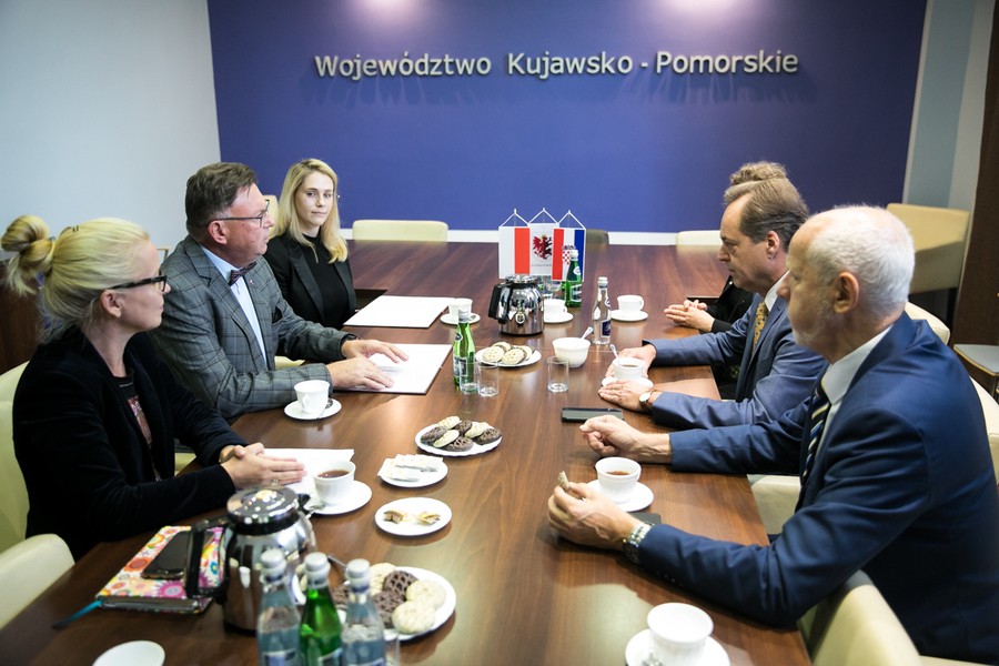 Wizyta Ambasadora Chorwacji, fot. Andrzej Goiński