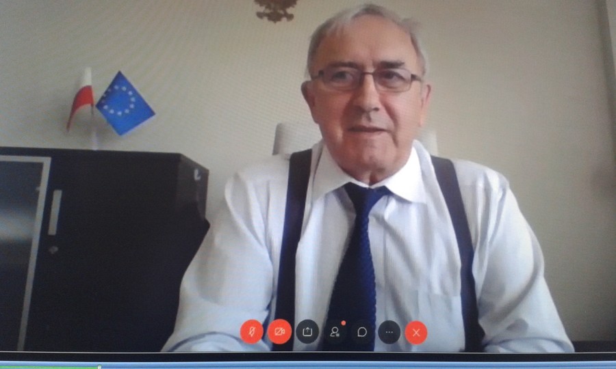 Zdalne posiedzenie Prezydium K-P WRDS, fot. Beata Wiśniewska