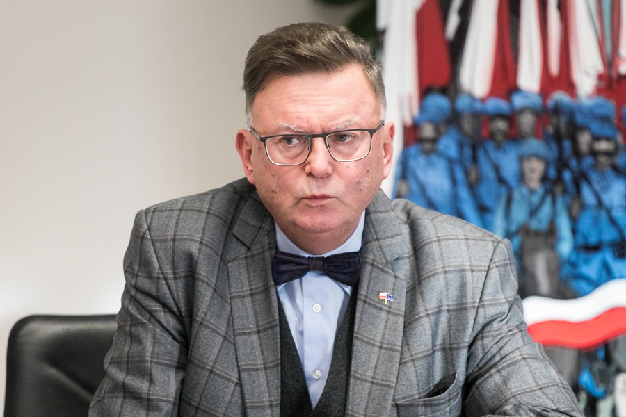 Konferencja prasowa na temat obchodów 100-lecia powrotu Pomorza i Kujaw zachodnich do macierzy, fot. Andrzej Goiński