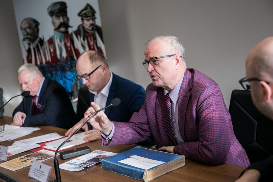 Konferencja prasowa na temat obchodów 100-lecia powrotu Pomorza i Kujaw zachodnich do macierzy, fot. Andrzej Goiński