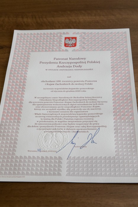 Konferencja prasowa na temat obchodów 100-lecia powrotu Pomorza i Kujaw zachodnich do macierzy, fot. Andrzej Goiński