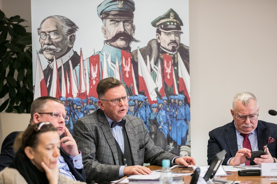 Konferencja prasowa na temat obchodów 100-lecia powrotu Pomorza i Kujaw zachodnich do macierzy, fot. Andrzej Goiński