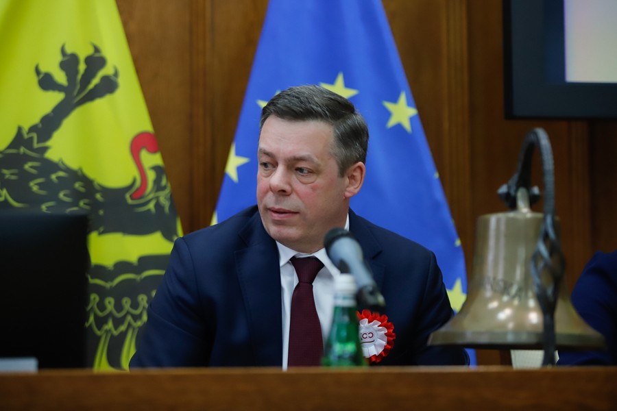 Uroczysta wspólna sesja sejmików województw kujawsko-pomorskiego i pomorskiego, fot Mikołaj Kuras dla UMWKP