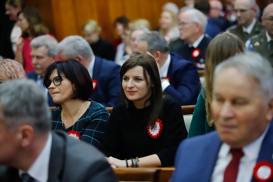 Uroczysta wspólna sesja sejmików województw kujawsko-pomorskiego i pomorskiego, fot Mikołaj Kuras dla UMWKP