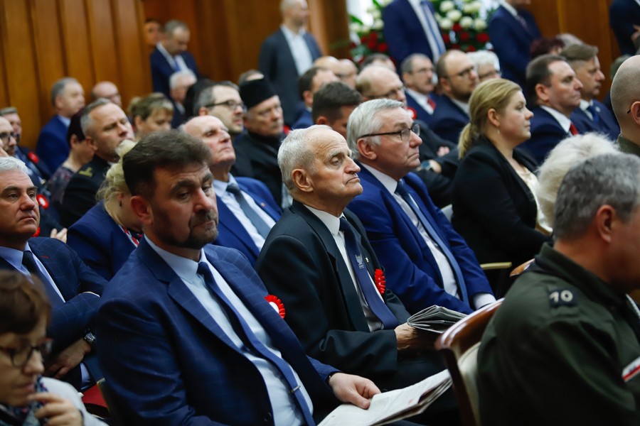 Uroczysta wspólna sesja sejmików województw kujawsko-pomorskiego i pomorskiego, fot Mikołaj Kuras dla UMWKP