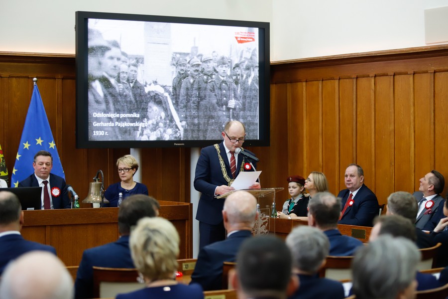 Uroczysta wspólna sesja sejmików województw kujawsko-pomorskiego i pomorskiego, fot Mikołaj Kuras dla UMWKP