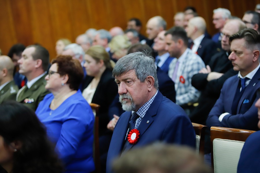 Uroczysta wspólna sesja sejmików województw kujawsko-pomorskiego i pomorskiego, fot Mikołaj Kuras dla UMWKP