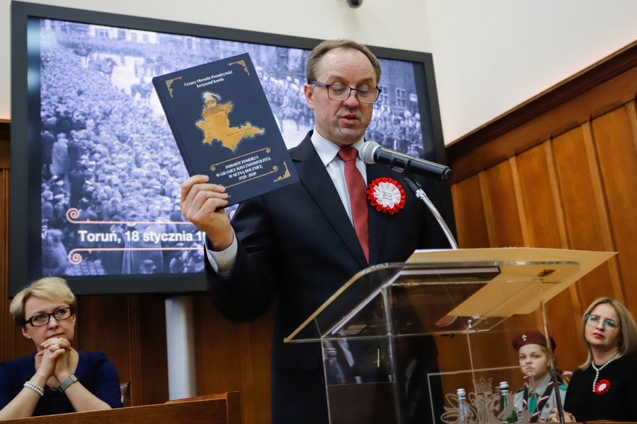 Uroczysta wspólna sesja sejmików województw kujawsko-pomorskiego i pomorskiego, fot Mikołaj Kuras dla UMWKP