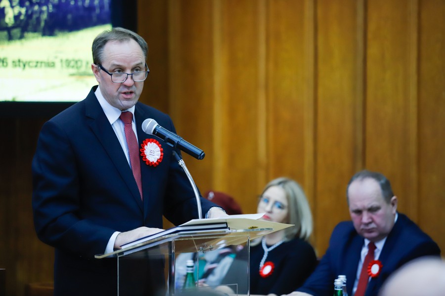 Uroczysta wspólna sesja sejmików województw kujawsko-pomorskiego i pomorskiego, fot Mikołaj Kuras dla UMWKP