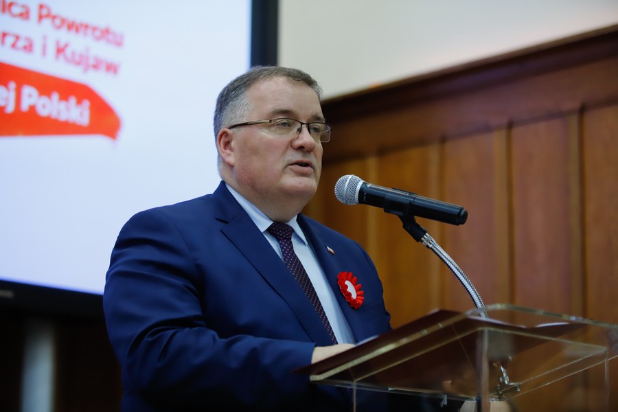 Uroczysta wspólna sesja sejmików województw kujawsko-pomorskiego i pomorskiego, fot Mikołaj Kuras dla UMWKP