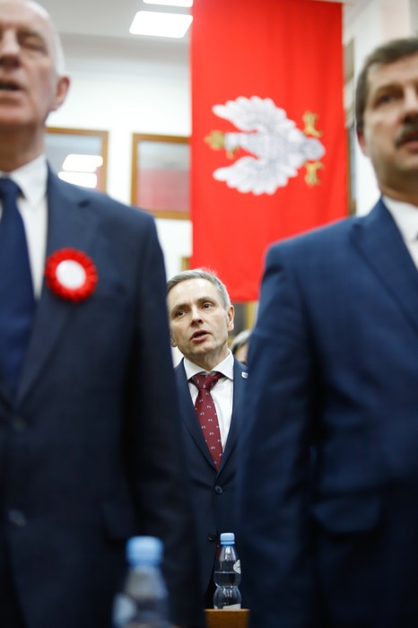 Uroczysta wspólna sesja sejmików województw kujawsko-pomorskiego i pomorskiego, fot Mikołaj Kuras dla UMWKP