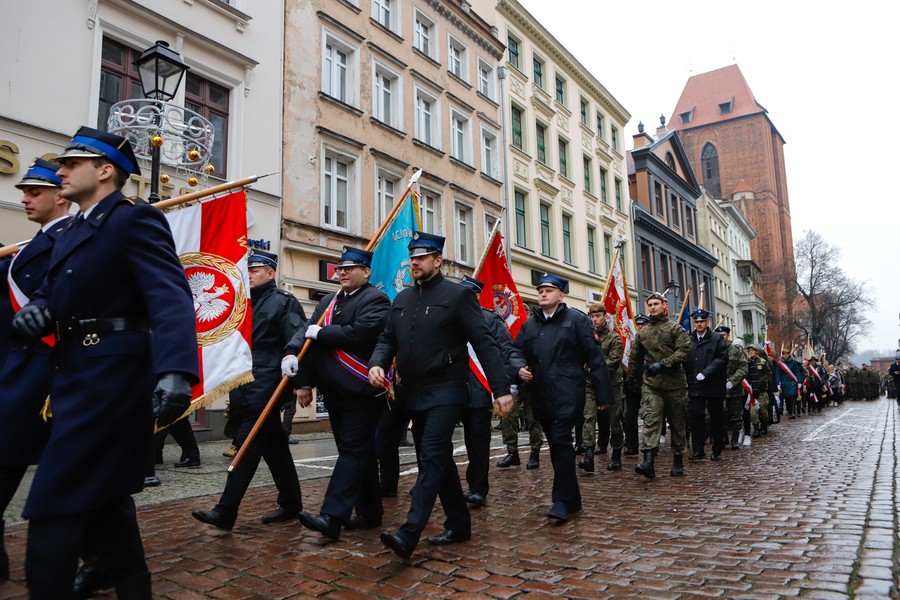 100. rocznica powrotu Pomorza do macierzy, wojewódzkie uroczystości w Toruniu, fot. Mikołaj Kuras dla UMWKP