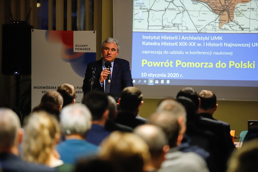 Konferencja naukowa „Powrót Pomorza do Polski 1920-2020” w Toruniu, fot. Mikołaj Kuras dla UMWKP