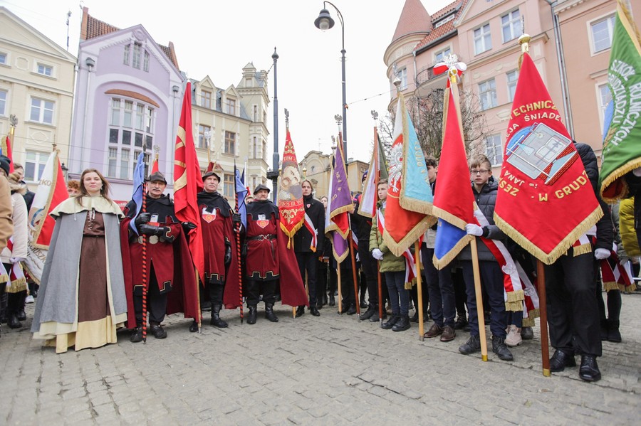 Uroczystości setnej rocznicy powrotu Grudziądza do wolnej Polski, fot. Szymon Zdziebło/tarantoga.pl