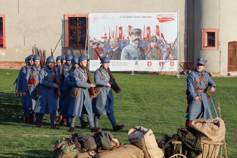 Obchody stulecia powrotu Pomorza i Kujaw Zachodnich do macierzy, 17 stycznia 2020, Golub-Dobrzyń, fot. Mikołaj Kuras