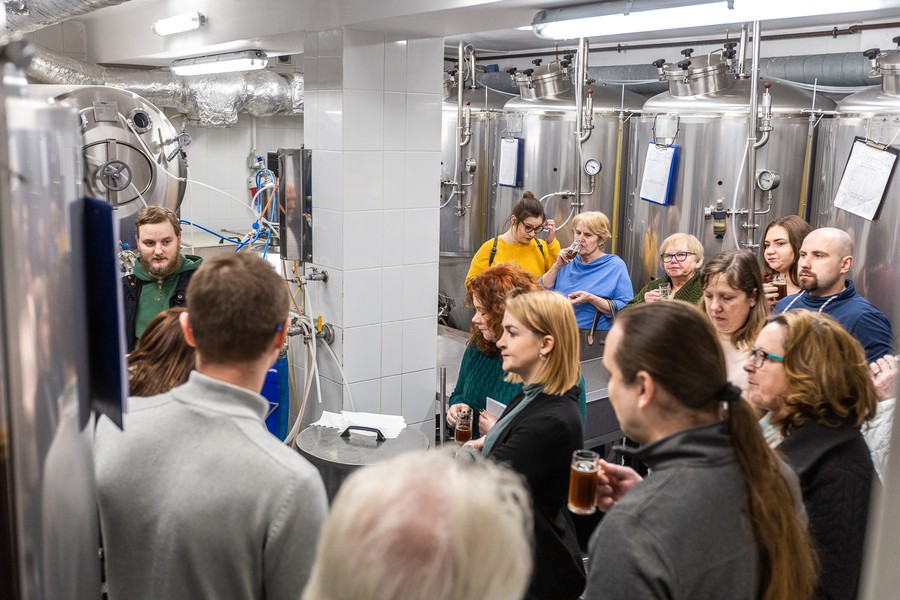 Zwiedzania browaru Jan Olbracht w Toruniu, fot,. Szymon Zdziebło/tarantoga.pl