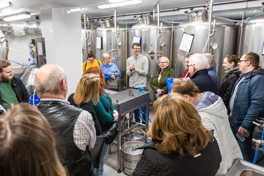 Zwiedzania browaru Jan Olbracht w Toruniu, fot,. Szymon Zdziebło/tarantoga.pl