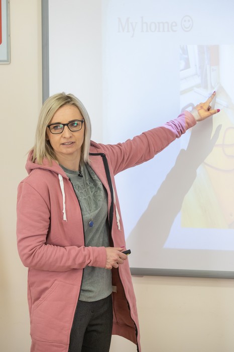 Zajęcia z języka angielskiego w ramach Kujawsko-Pomorskiej Szkoły Internetowej Urzędu Marszałkowskiego Województwa Kujawsko-Pomorskiego, fot. Mikołaj Kuras dla UMWKP