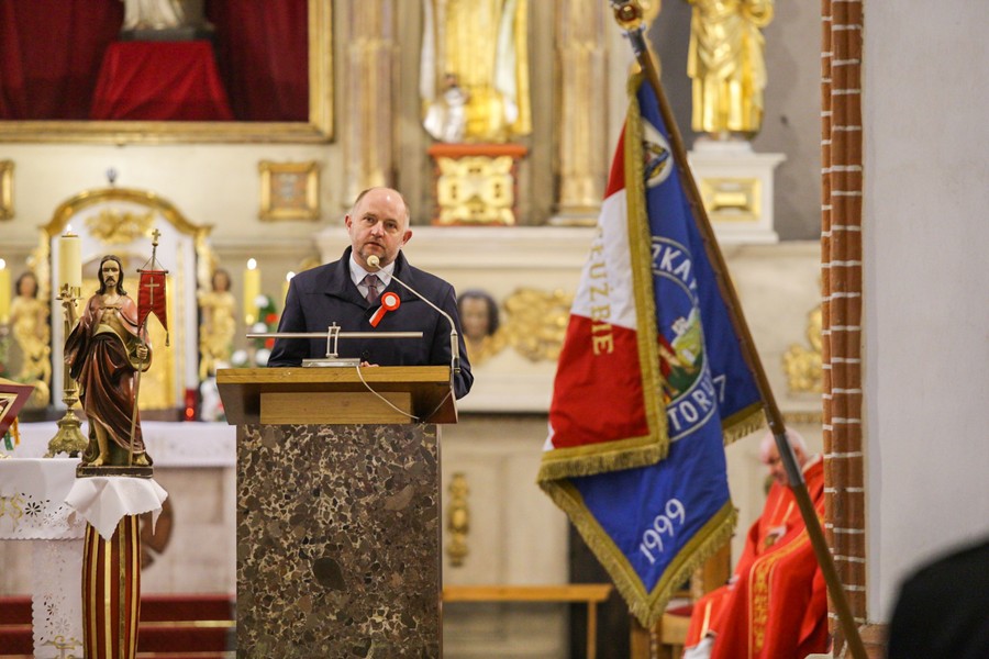 Msza święta w intencji strażaków, fot. Szymon Zdziebło/www.tarantoga.pl