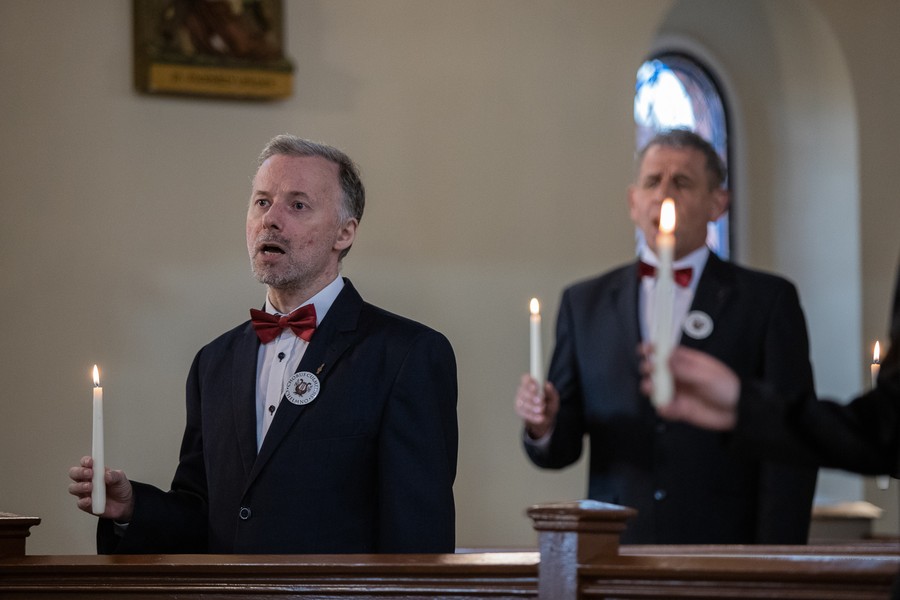 Chór wystąpił w Kościele Matki Boskiej Częstochowskiej w Chełmnie, fot. Mikołaj Kuras dla UMWKP