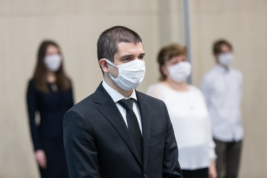 Ślubowanie urzędników, fot. Mikołaj Kuras dla UMWKP