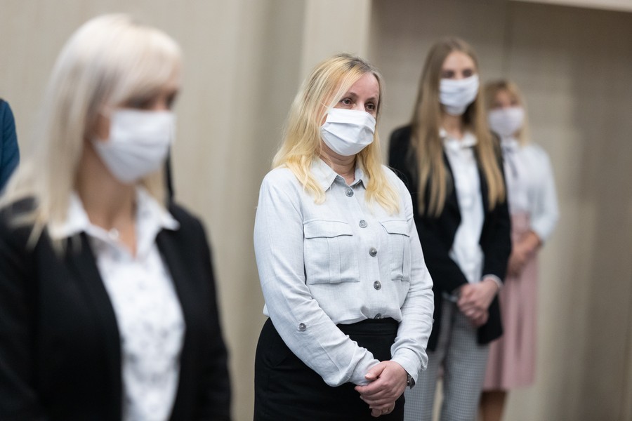 Ślubowanie urzędników, fot. Mikołaj Kuras dla UMWKP