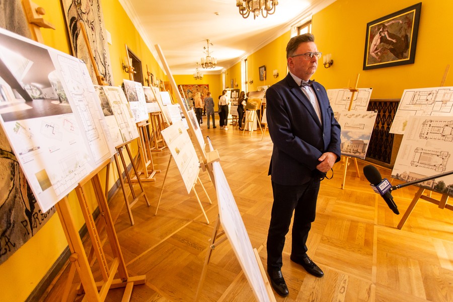 Ceremonia ogłoszenia wyników konkursu na koncepcję architektoniczną rozbudowy gmachu Filharmonii Pomorskiej, fot. Filip Kowalkowski dla UMWKP