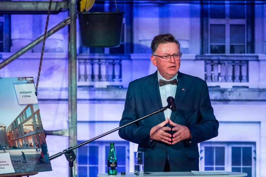 Ceremonia ogłoszenia wyników konkursu na koncepcję architektoniczną rozbudowy gmachu Filharmonii Pomorskiej, fot. Filip Kowalkowski dla UMWKP