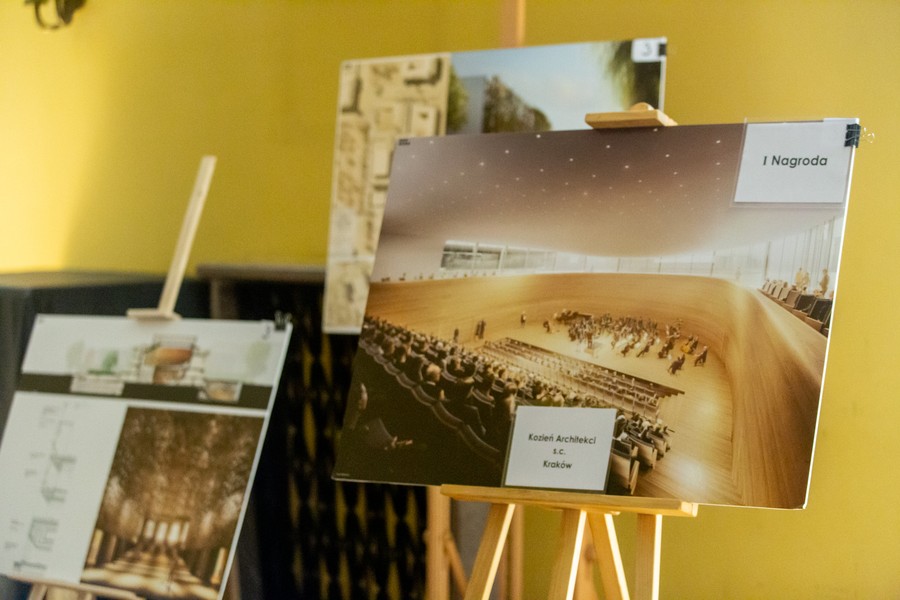 Ceremonia ogłoszenia wyników konkursu na koncepcję architektoniczną rozbudowy gmachu Filharmonii Pomorskiej, fot. Filip Kowalkowski dla UMWKP