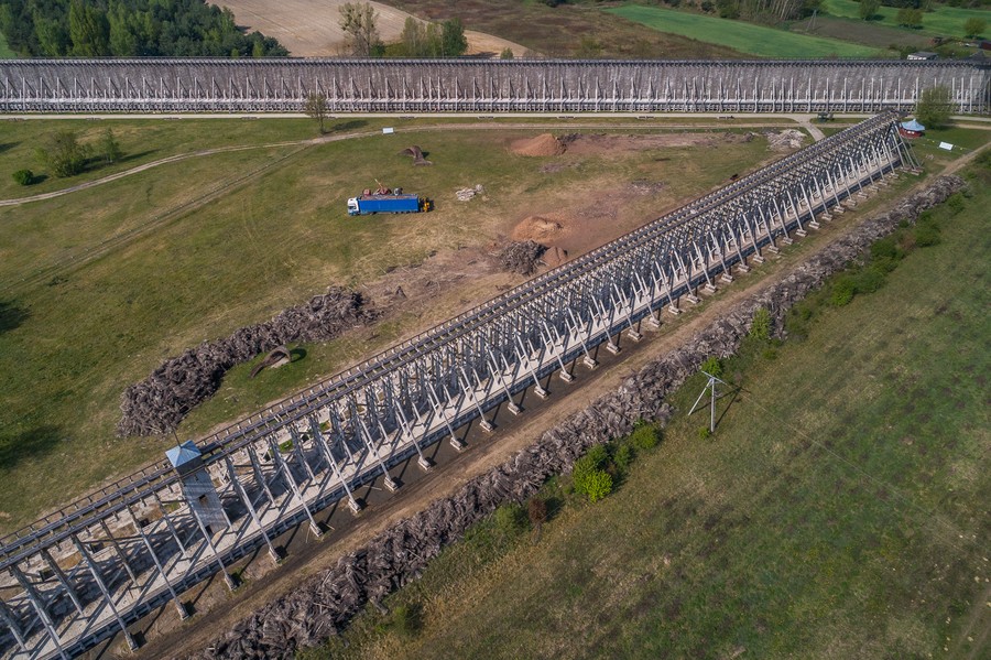Trwa rewitalizacja ciechocińskich tężni, fot. Szymon Zdziebło taranotga.pl/ UMWKP