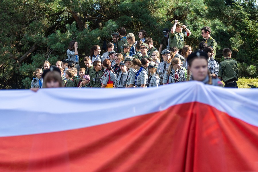 Obchody 76. rocznicy wybuchu Powstania Warszawskiego w Toruniu, fot. Szymon Zdziebło/tarantoga.pl dla UMWKP