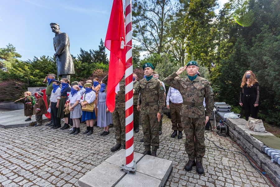 Obchody 76. rocznicy wybuchu Powstania Warszawskiego w Toruniu, fot. Szymon Zdziebło/tarantoga.pl dla UMWKP
