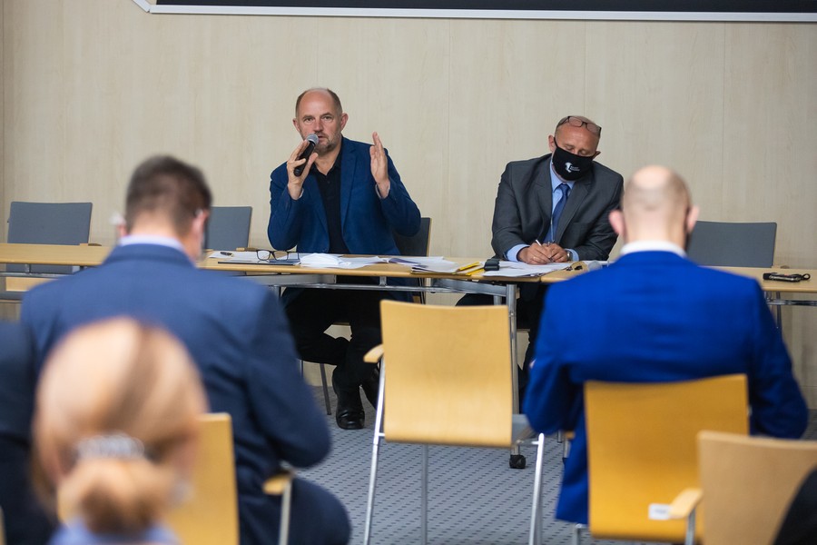 Krajowy Plan Odbudowy: wstępne konsultacje w Urzędzie Marszałkowskim, fot. Mikołaj Kuras dla UMWKP