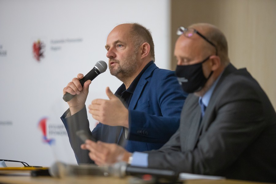 Krajowy Plan Odbudowy: wstępne konsultacje w Urzędzie Marszałkowskim, fot. Mikołaj Kuras dla UMWKP