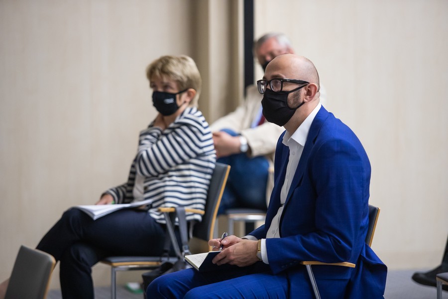 Krajowy Plan Odbudowy: wstępne konsultacje w Urzędzie Marszałkowskim, fot. Mikołaj Kuras dla UMWKP