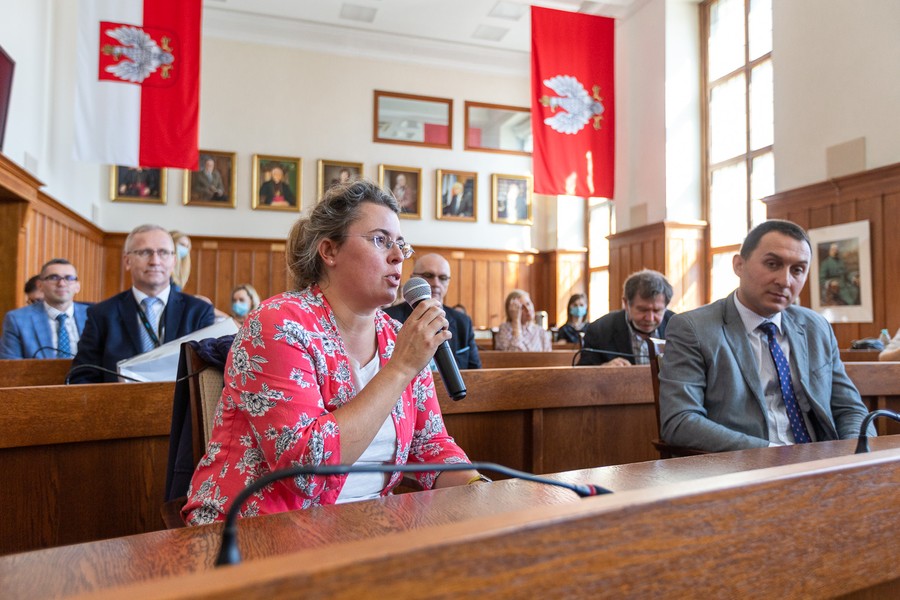 Spotkanie z kadrą Kujawsko-Pomorskiej Szkoły Internetowej, fot. Szymon Zdziebło/tarantoga.pl dla UMWKP