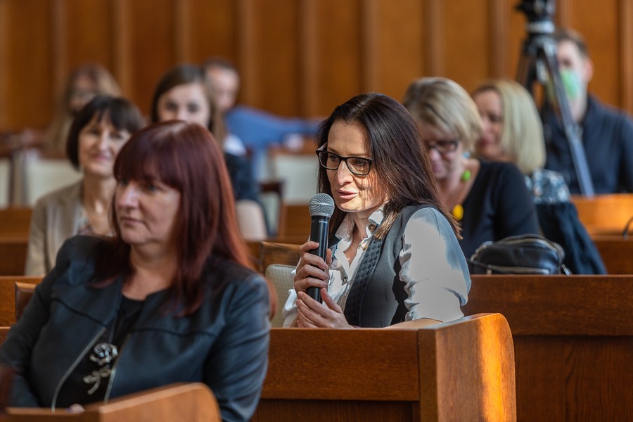 Spotkanie z kadrą Kujawsko-Pomorskiej Szkoły Internetowej, fot. Szymon Zdziebło/tarantoga.pl dla UMWKP